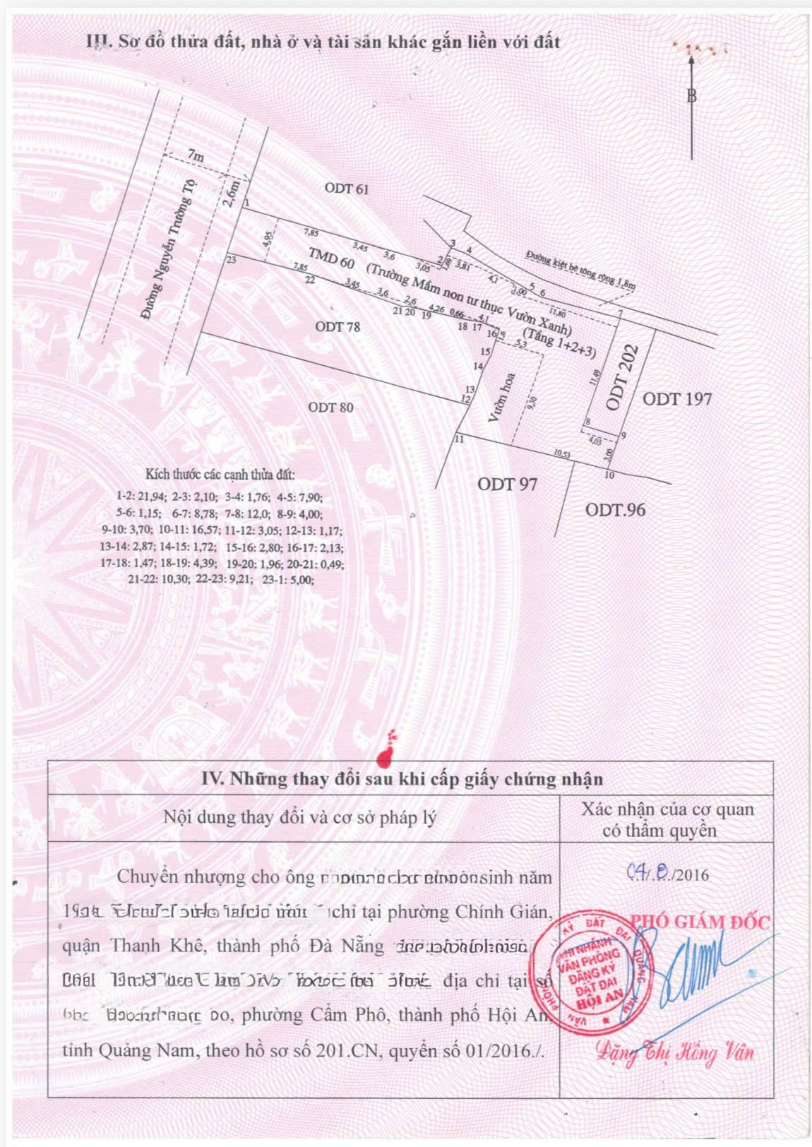 Sơ đồ thửa đất